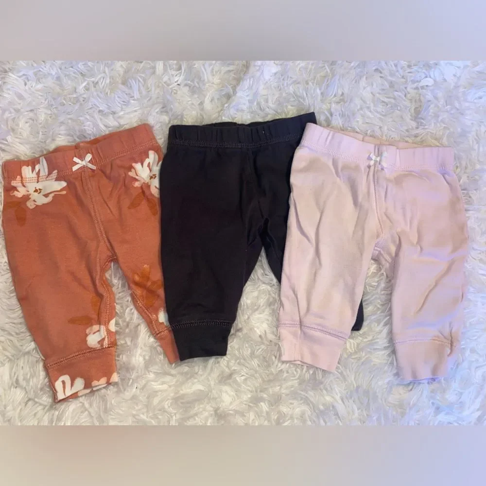 Bundle (13) Baby Girl 3M Leggings/Pants